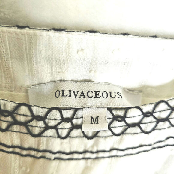 OLIVACEOUS SzM Off White Cream Midi SemiMaxi dress. Square NeckMidiSemiMaxiFlare - Picture 4 of 16